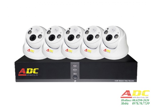 Bộ 5 Camera ADC-Tech HD5203W4 (Wifi, 3.0MP H.265X )